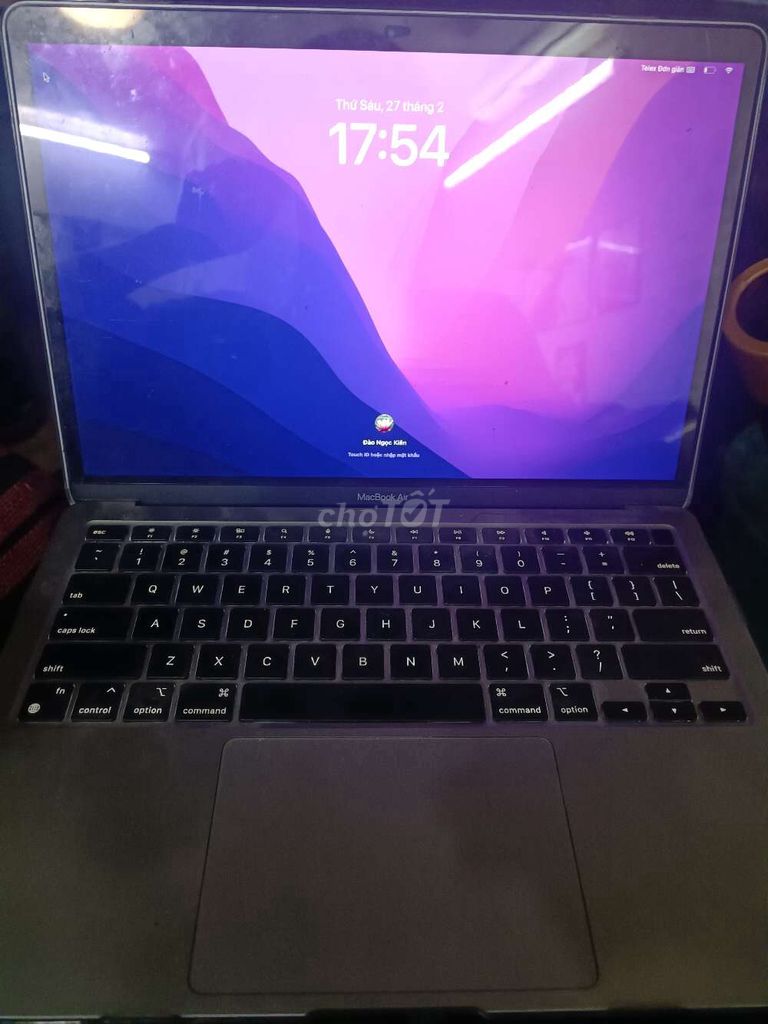 Apple MacBook Air M1 256GB Xám 95%. Mua bán Laptop tại Huyện Lâm Thao Phú Thọ được đăng bởi Hà Văn Chương  hình 1