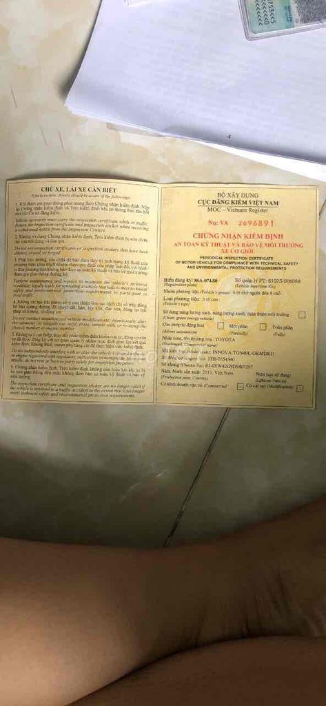 Toyota Innova 2013 2.0E - 195026 km. Mua bán Ô tô tại Thành phố Thủ Đức Tp Hồ Chí Minh được đăng bởi Anh rực  hình 10