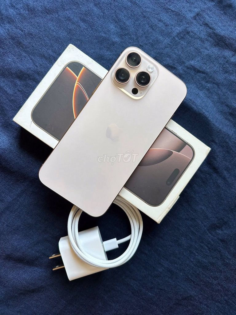 Apple iPhone 16 Pro Max 256GB Sa mạc Như mới. Mua bán Điện thoại tại Quận 5 Tp Hồ Chí Minh được đăng bởi Hội Đồ Điện Tử hình 1