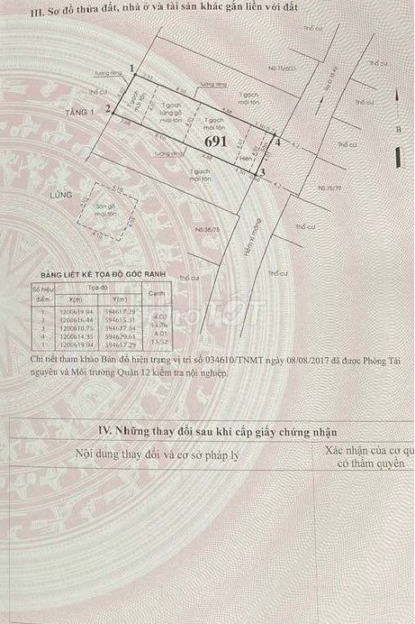 Cần bán nhà hẻm Trung Mỹ Tây