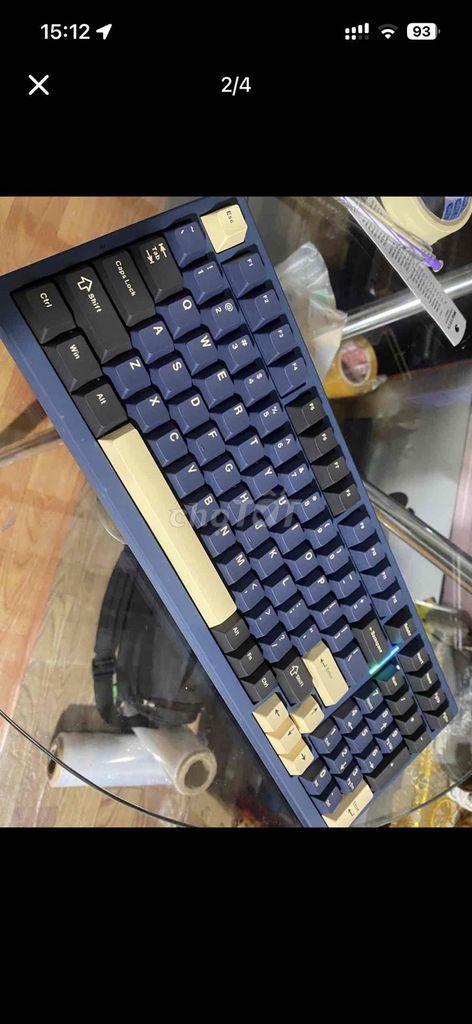 Bàn phím cơ VGN LAB S99 Xanh Vàng Kem Mới. Mua bán Phụ kiện (Màn hình, Chuột...) tại Quận Ninh Kiều Cần Thơ được đăng bởi Thúy hình 1