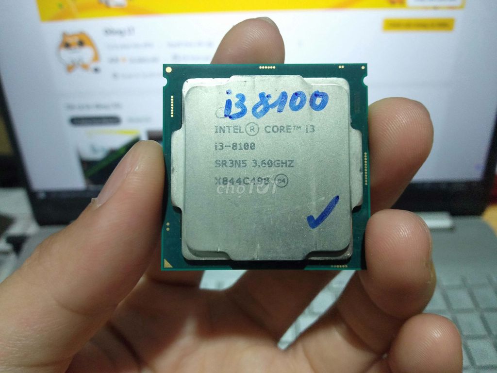 CPU Intel Core i3-8100. Mua bán Linh kiện (RAM, Card...) tại Quận 8 Tp Hồ Chí Minh được đăng bởi Đồng LT hình 1