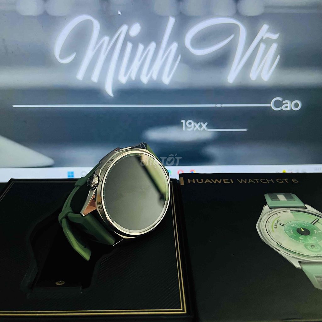HUAWEI WATCH GT6 XANH. Mua bán Thiết bị đeo thông minh tại Quận Gò Vấp Tp Hồ Chí Minh được đăng bởi Cao An Vũ hình 1