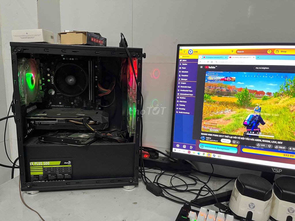 PC Gaming R5 5500 GTX 1060 6gb. Mua bán Máy tính để bàn tại Thành phố Biên Hòa Đồng Nai được đăng bởi Nhật Minh hình 1
