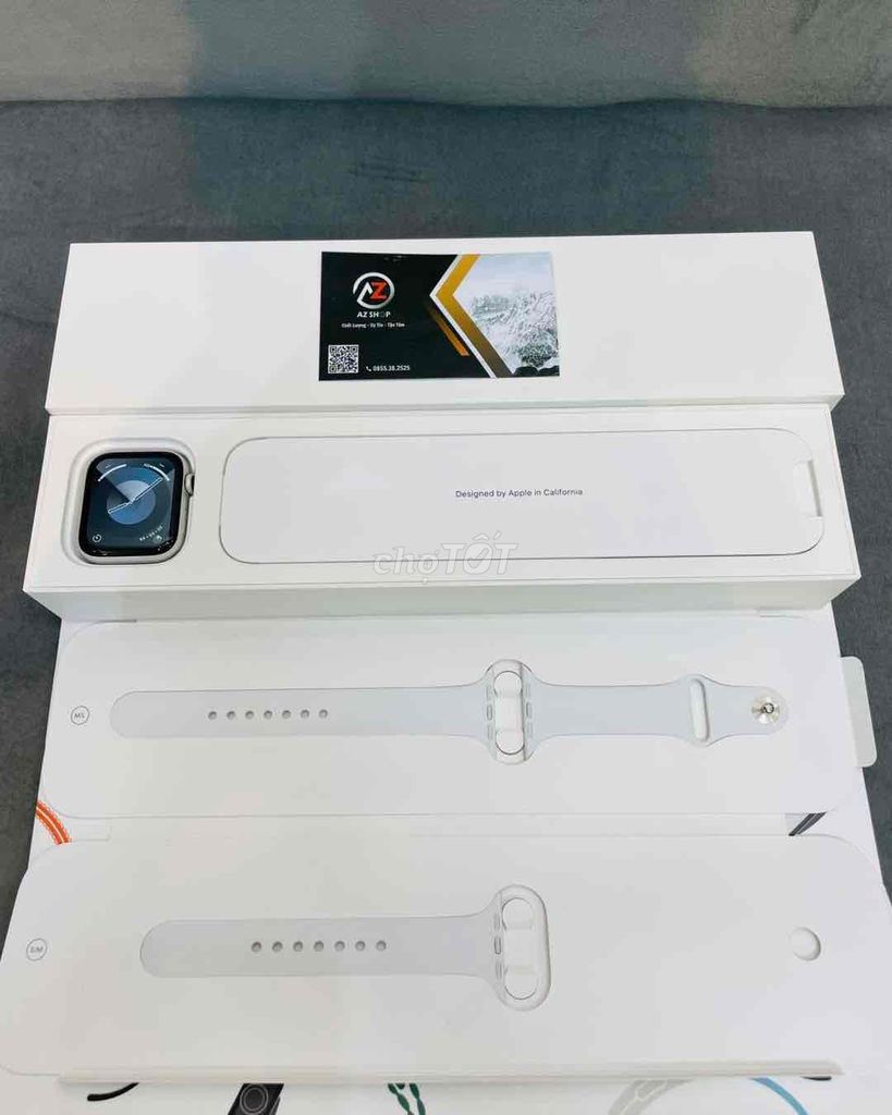 apple watch s4/44 trắng gps fullbox like new