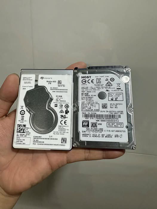 Ổ cứng HDD Seagate HGST 1TB 2TB Đã sử dụng. Mua bán Linh kiện (RAM, Card...) tại Quận Tân Phú Tp Hồ Chí Minh được đăng bởi Hội Đồ Điện Tử hình 1