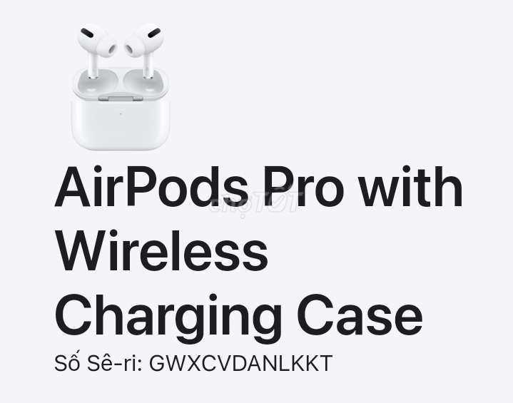 Hộp sạc MagSafe cho AirPods Pro

Chính hãng 95%