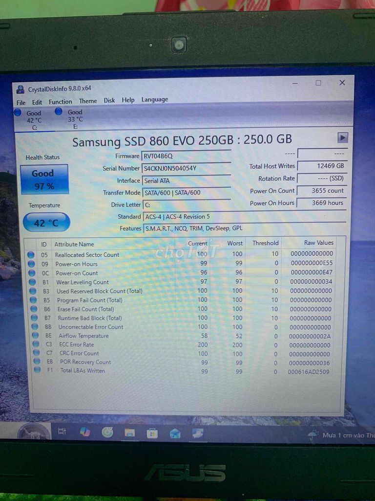 Laptop ASUS i3 8GB Bạc Đã sử dụng. Mua bán Laptop tại Thành phố Thủ Dầu Một Bình Dương được đăng bởi ĐTK hình 1