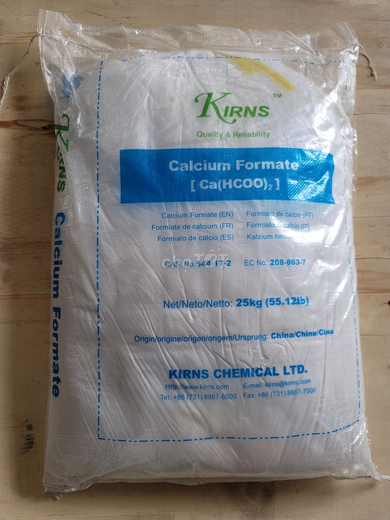 Khoáng chất Calcium Formate Kirns. Mua bán Đồ chuyên dụng, Giống nuôi trồng tại Huyện Đức Hòa Long An được đăng bởi Ngọc Gia Phát Nguồn cung hóa chất nguyên liệu hình 1