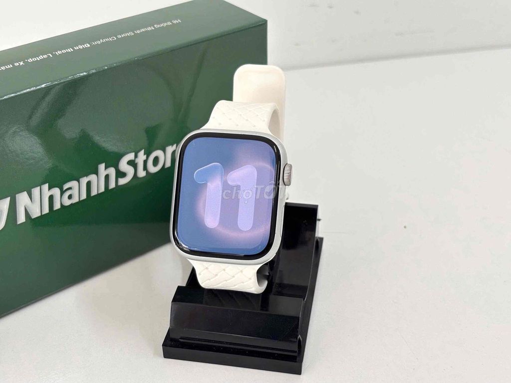 Apple Watch Series8 GPS+Cellular 45mmPin100 Trắng. Mua bán Thiết bị đeo thông minh tại Quận Cái Răng Cần Thơ được đăng bởi Cầm đồ Nhanh hình 1