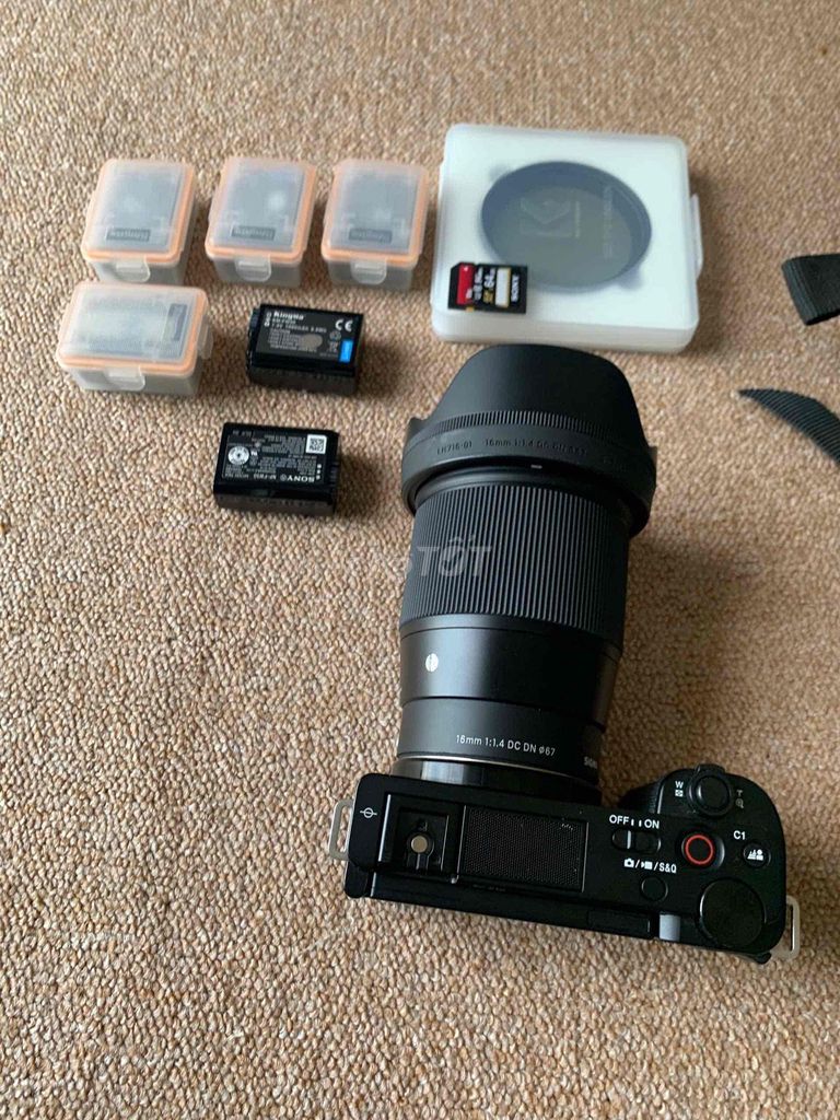 Máy ảnh Sony Sigma 16mm. Mua bán Máy ảnh, Máy quay tại Quận 6 Tp Hồ Chí Minh được đăng bởi Di An hình 1
