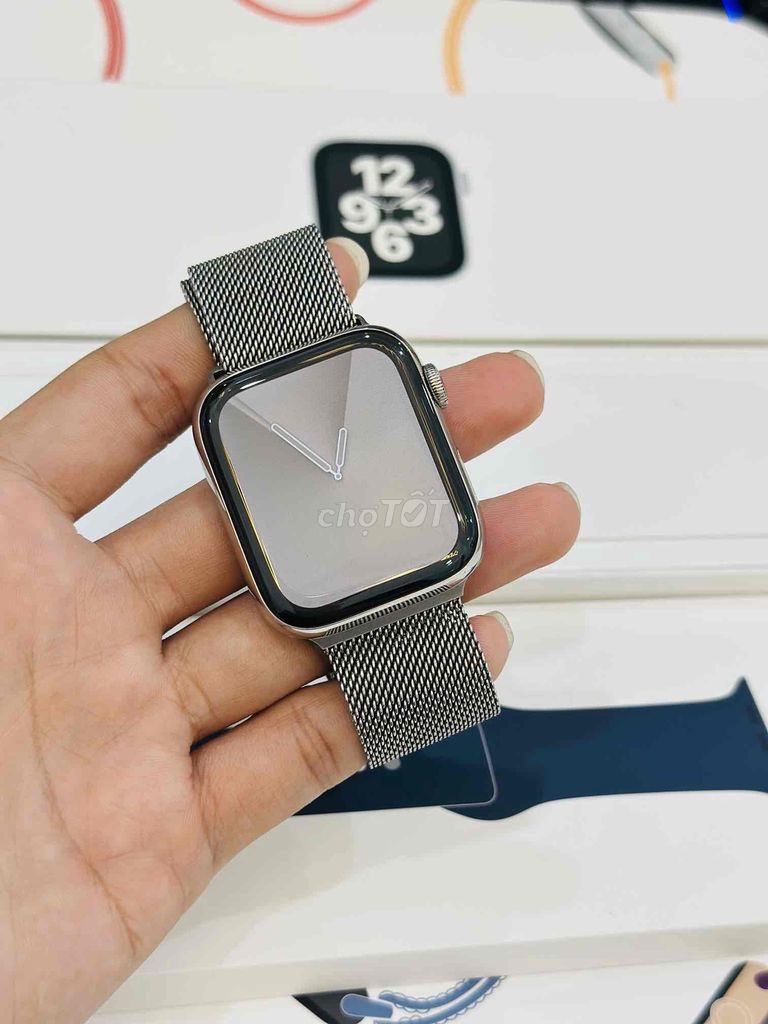 Apple Watch S5 44MM SILVER - THÉP - ESIM PIN CAO