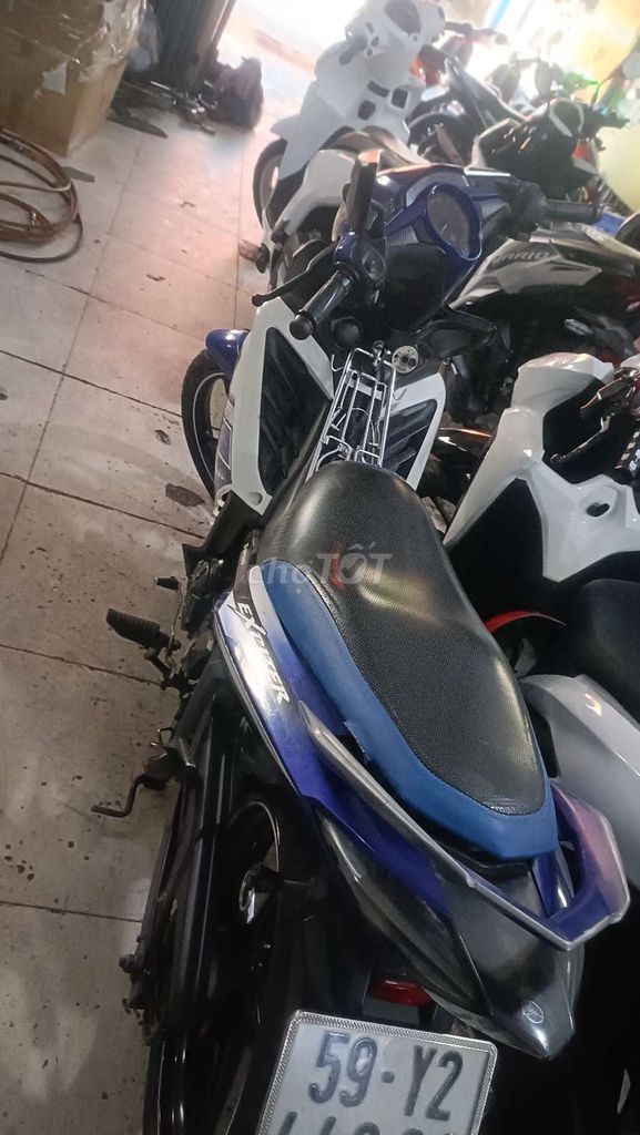 Yamaha Exciter 135 2014 Xanh trắng. Mua bán Xe máy tại Quận Bình Tân Tp Hồ Chí Minh được đăng bởi cửa hàng xe máy cũ Tiến phát chuyên bán góp trả trước 0 đồng hình 5
