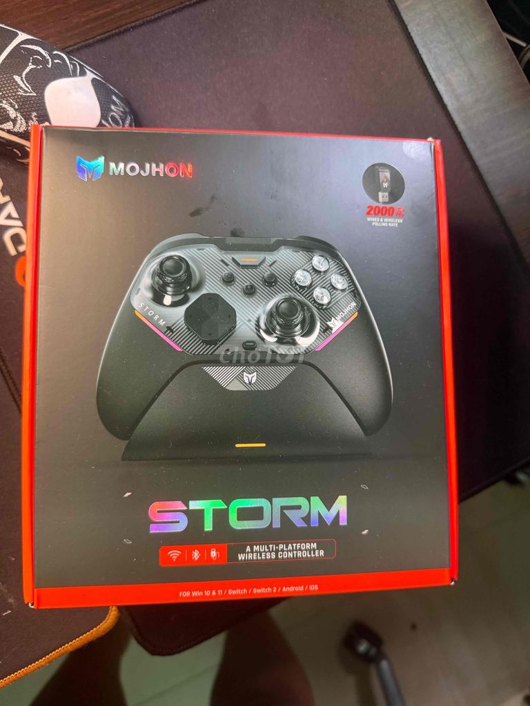 Tay cầm Mojhon Storm Không dây Đen. Mua bán Thiết bị chơi game tại Quận Thanh Khê Đà Nẵng được đăng bởi tuananhd hình 1