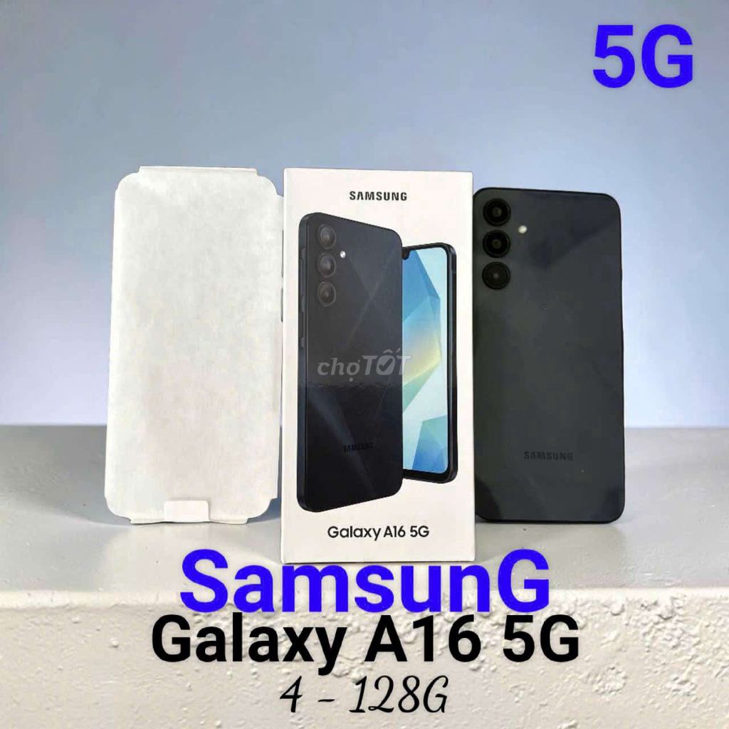 Samsung Galaxy A16 5G 128GB Đen chưa sử dụng. Mua bán Điện thoại tại Quận Tân Phú Tp Hồ Chí Minh được đăng bởi DI ĐỘNG CHÍNH HÃNG  hình 1