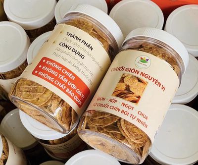 Chuối sấy giòn nguyên vị dùng ăn vặt 1 hũ. Mua bán Đồ ăn, thực phẩm và các loại khác tại Quận 10 Tp Hồ Chí Minh được đăng bởi Khỉ Bán Chuối