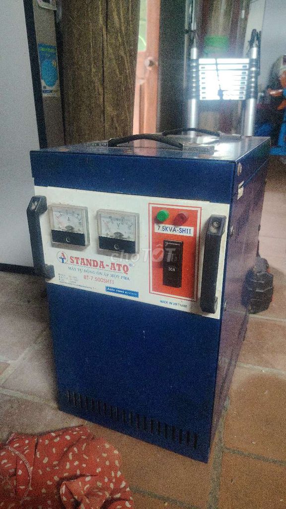 Ổn áp Standa-Ato BT-7 500SHII Xanh dương 7.5KVA. Mua bán Nội thất, đồ gia dụng khác tại Huyện Quế Võ Bắc Ninh được đăng bởi Trung đa Năng TV hình 1