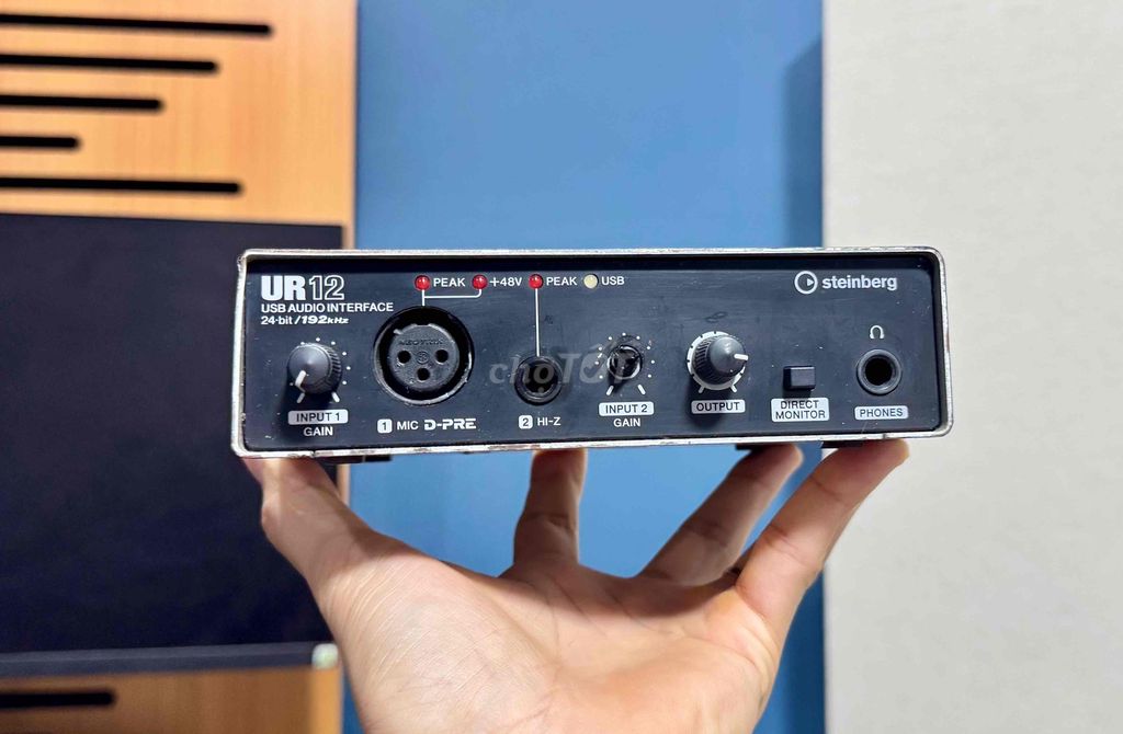 Soundcard Steinberg UR12 USB Đã sử dụng. Mua bán Tivi, Âm thanh tại Quận Thanh Xuân Hà Nội được đăng bởi Đức Trí hình 1