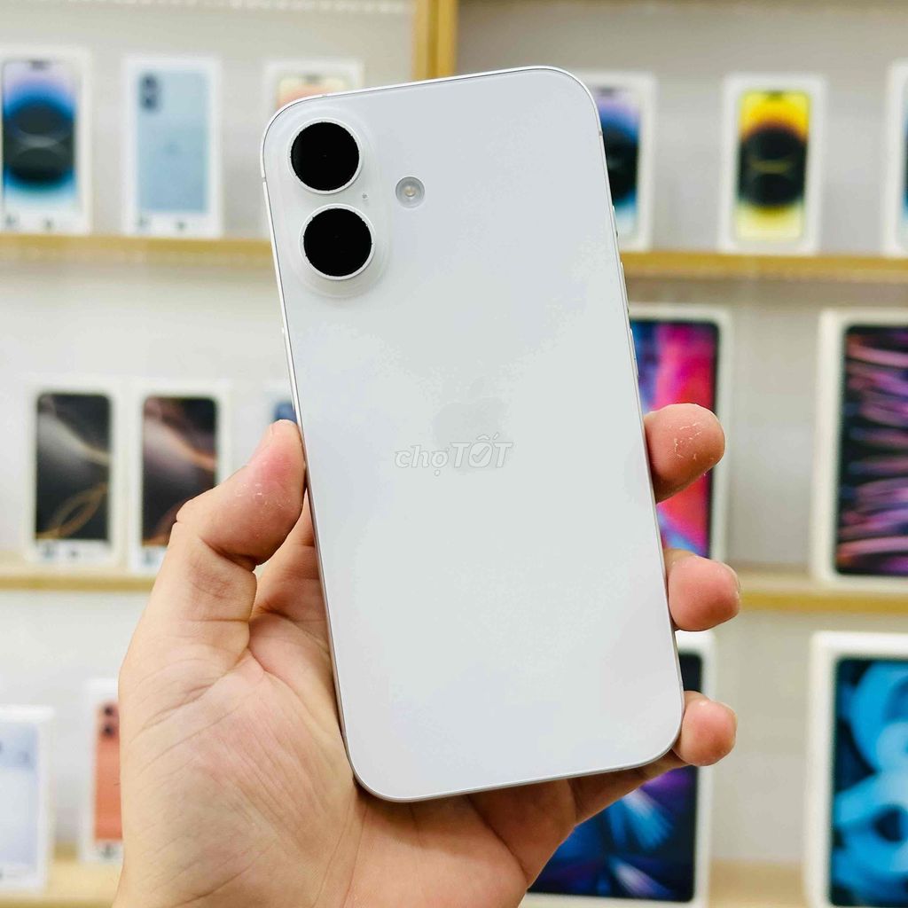 🍎16 TRẮNG 128GB QTẾ MỸ ĐẸP99% PIN99% BH12/2026. Mua bán Điện thoại tại Quận Ninh Kiều Cần Thơ được đăng bởi Nghĩa Trần Mobile hình 1