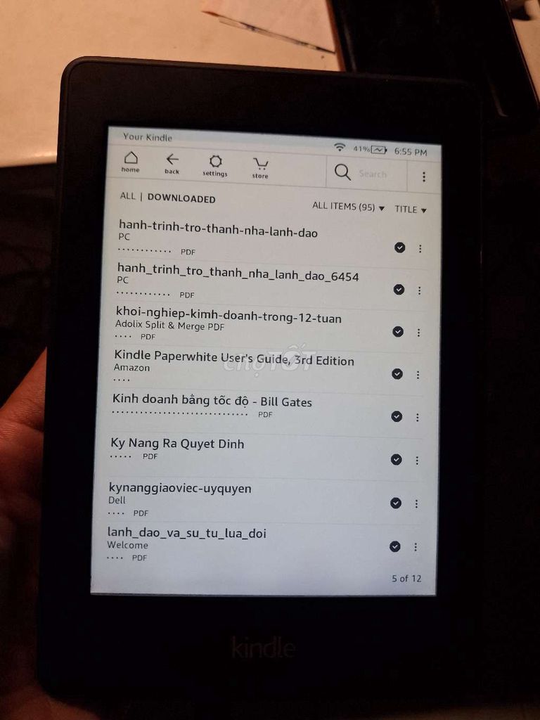 Máy đọc sách Amazon Kindle Paperwhite Đen. Mua bán Máy tính bảng tại Quận 8 Tp Hồ Chí Minh được đăng bởi Út Bò hình 1