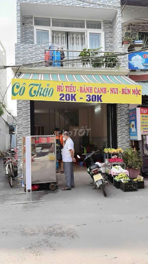 Nhà Mặt Tiền Ngay Chợ Bình Chánh sổ hồng riêng