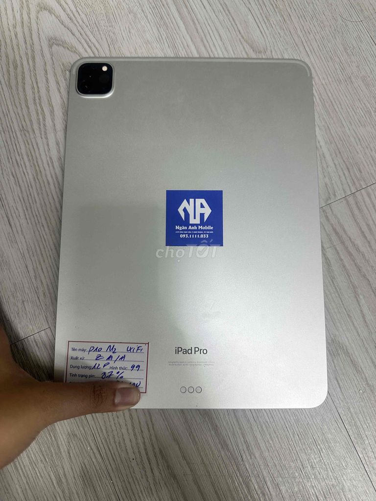 Apple iPad Pro M2 128GB Wifi 01. Mua bán Máy tính bảng tại Thành phố Thủ Đức Tp Hồ Chí Minh được đăng bởi Ngân anh mobile hình 1