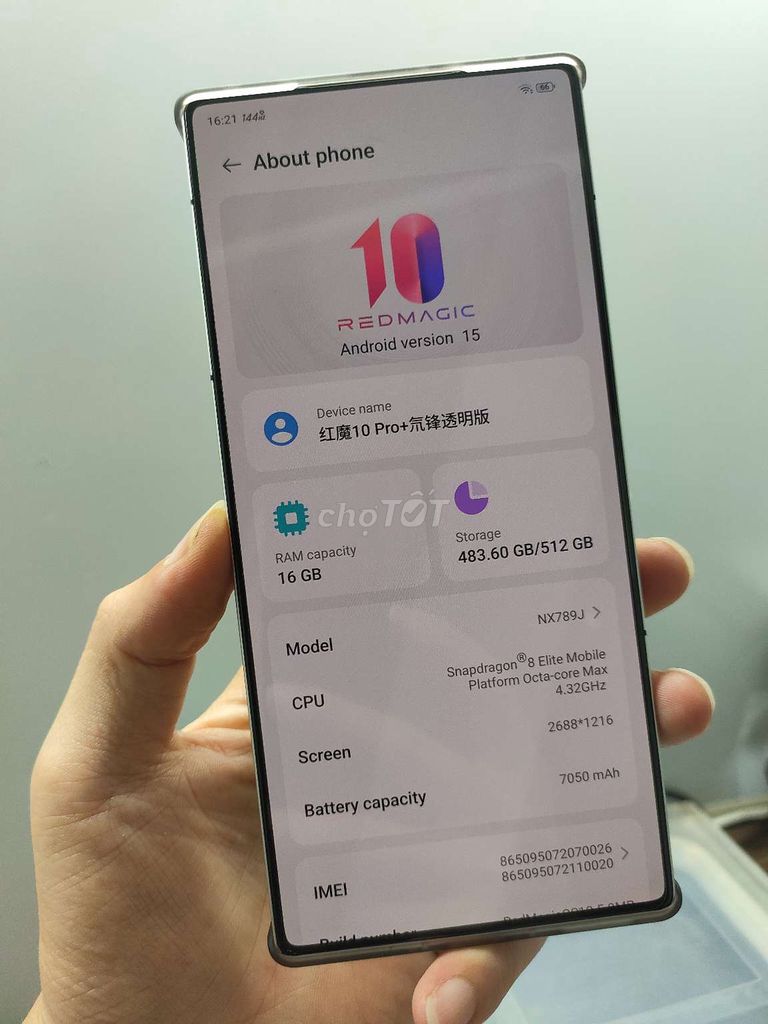 RedMagic 10 Pro+ 512GB Bạc. Mua bán Điện thoại tại Quận Nam Từ Liêm Hà Nội được đăng bởi Phạm Hùng hình 1