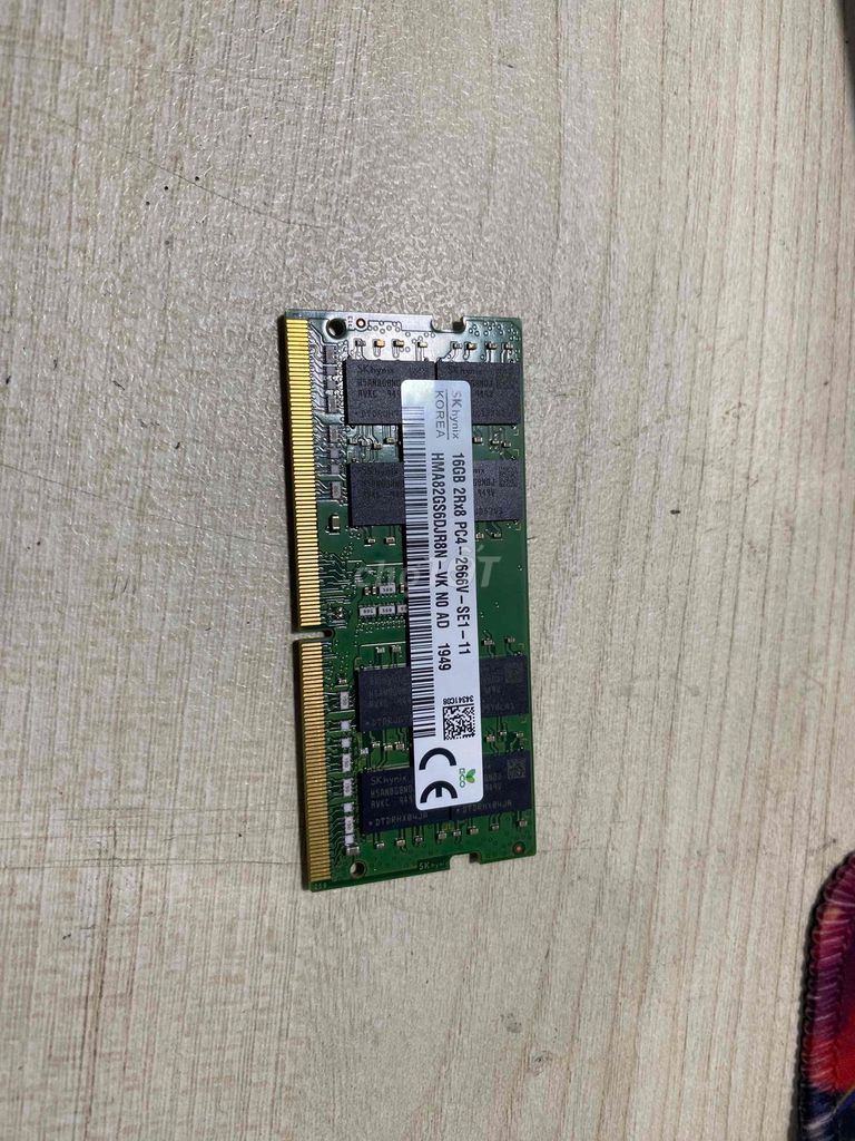 RAM Laptop SK Hynix 16GB DDR4 2666MHz. Mua bán Linh kiện (RAM, Card...) tại Thành phố Vũng Tàu Bà Rịa - Vũng Tàu được đăng bởi Băp hình 1