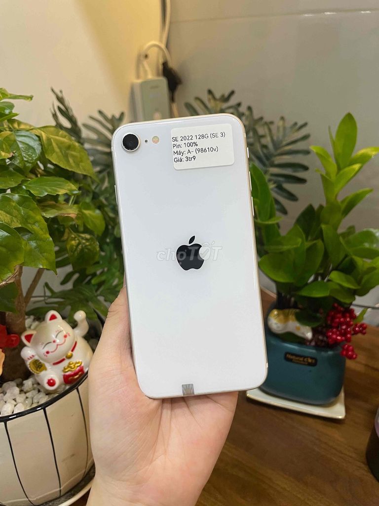 Apple iPhone SE 3 128Gb (Trắng) Zin đẹp 99. Mua bán Điện thoại tại Huyện Hóc Môn Tp Hồ Chí Minh được đăng bởi Luân Hoài hình 1