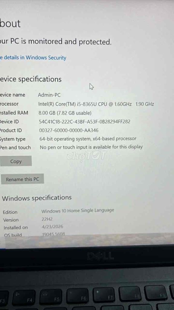 Dell Latitude 5400 i5-8365U 8GB/256GB SSD Đen. Mua bán Laptop tại Quận 6 Tp Hồ Chí Minh được đăng bởi Trần Thành Chung hình 1