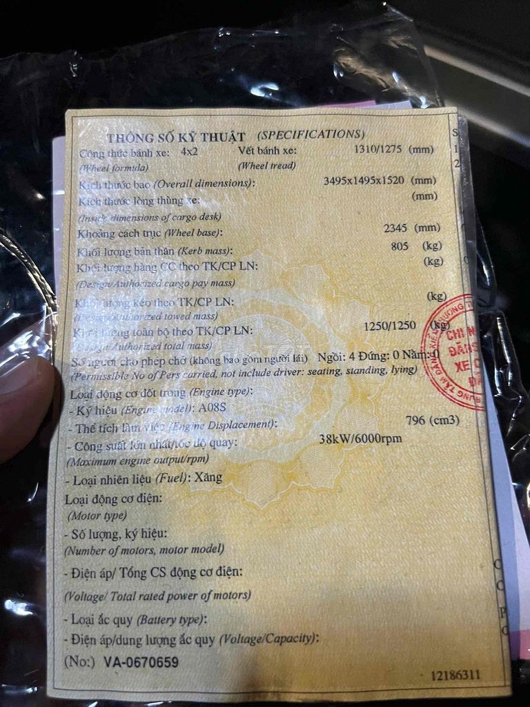 Chevrolet Spark 2009 LT 0.8 MT. Mua bán Ô tô tại Huyện Củ Chi Tp Hồ Chí Minh được đăng bởi thành thảo hình 7