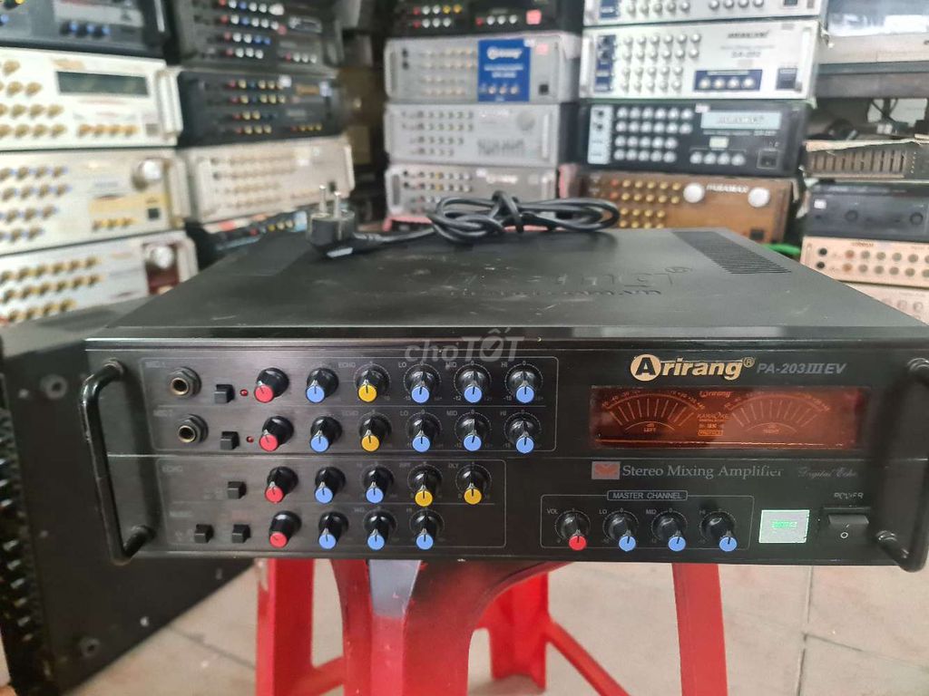 Ampli Arirang Pa 202III Ev ( 8c/ đen/đèn