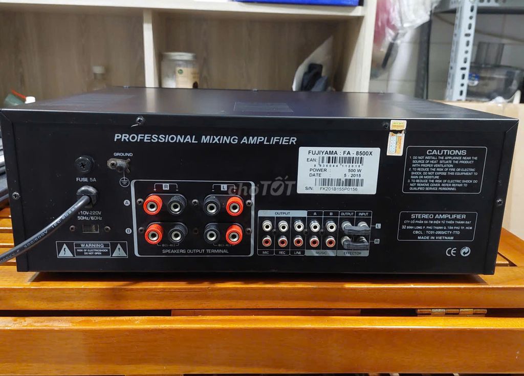 Amply karaoke Fujiyama FA-8500X Đen cũ. Mua bán Tivi, Âm thanh tại Quận 3 Tp Hồ Chí Minh được đăng bởi TÙNG GIA PHÁT hình 1