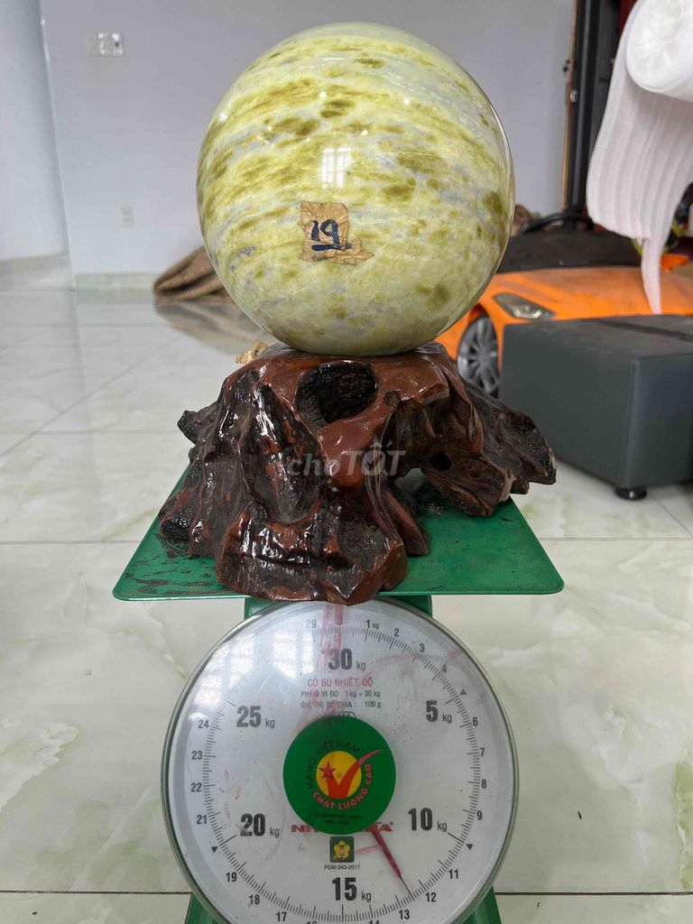 Bi cầu phong thủy Đá serpentine. Mua bán Đồ sưu tầm, đồ cổ tại Thành phố Dĩ An Bình Dương được đăng bởi Duy hình 1