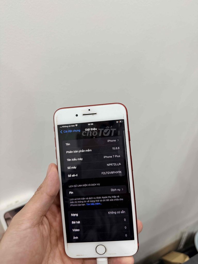 Apple iPhone 7 Plus Đỏ 256. Mua bán Điện thoại tại Quận Cầu Giấy Hà Nội được đăng bởi TicoSmartphone hình 1