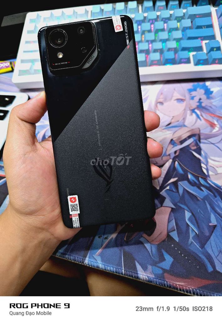 Rogphone 8 bản 12-256, màu đen (34293). Mua bán Điện thoại tại Quận Hà Đông Hà Nội được đăng bởi Đạo Nguyễn hình 1