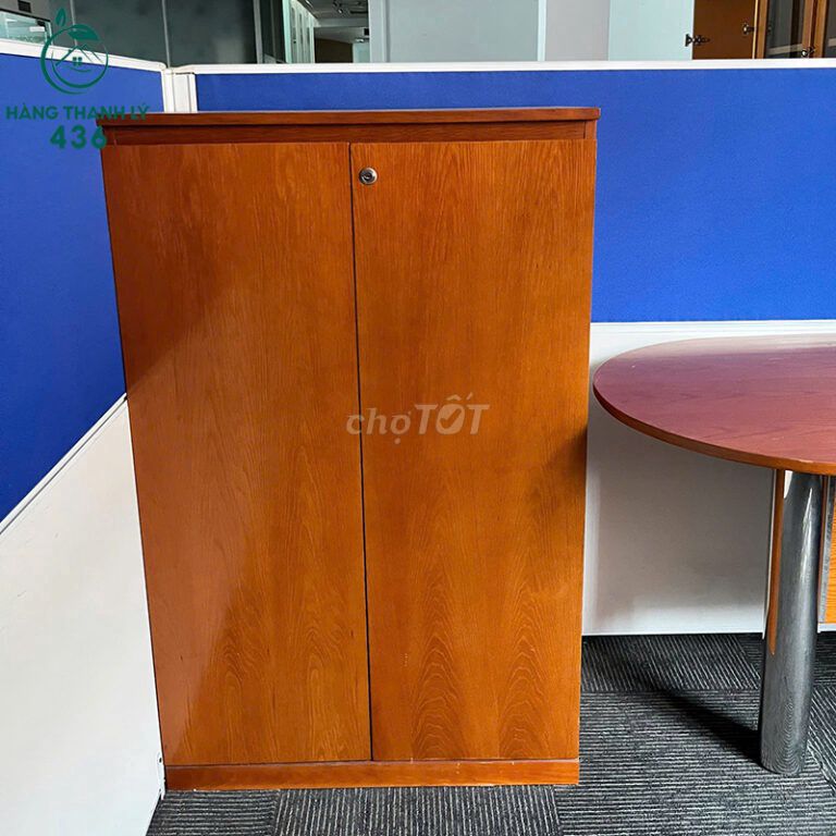 Tủ Hồ Sơ Gỗ MDF Đã Sử Dụng Đẹp 90%. Mua bán Đồ dùng văn phòng tại Quận Tân Phú Tp Hồ Chí Minh được đăng bởi Hàng thanh lý 436 hình 1