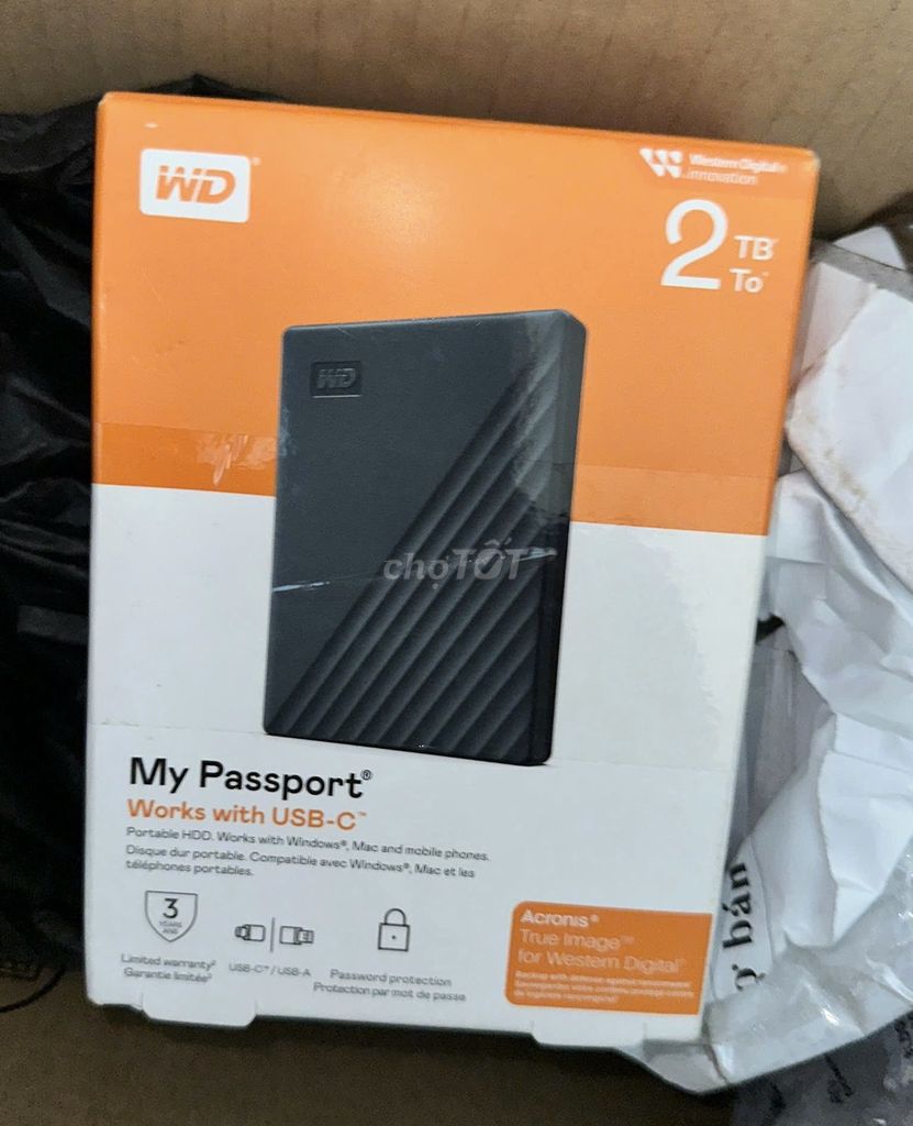 Ổ cứng WD My Passport 2TB Mới. Mua bán Phụ kiện (Màn hình, Chuột...) tại Huyện Châu Thành Kiên Giang được đăng bởi Duong Xuan Hung hình 1