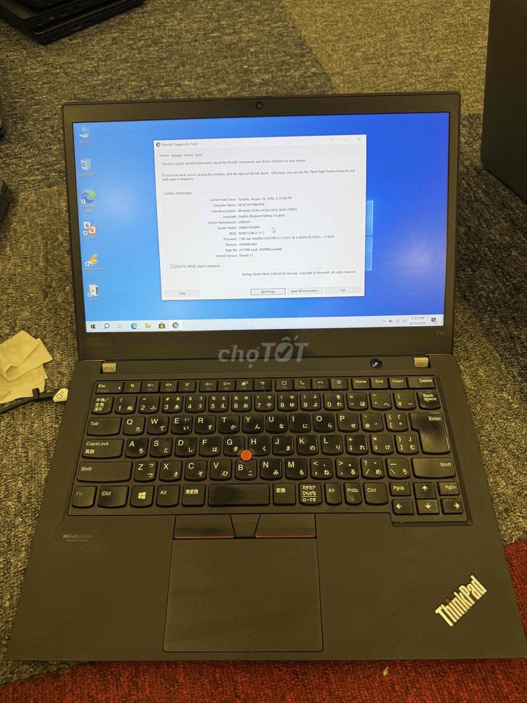 Lenovo ThinkPad T14 Gen 2. Mua bán Laptop tại Huyện Hoài Đức Hà Nội được đăng bởi Thế Đại hình 1