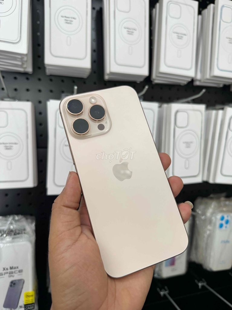 iPhone 16 Pro Max 512GB Vàng Đã sử dụng. Mua bán Điện thoại tại Thành phố Biên Hòa Đồng Nai được đăng bởi Tungpham hình 1