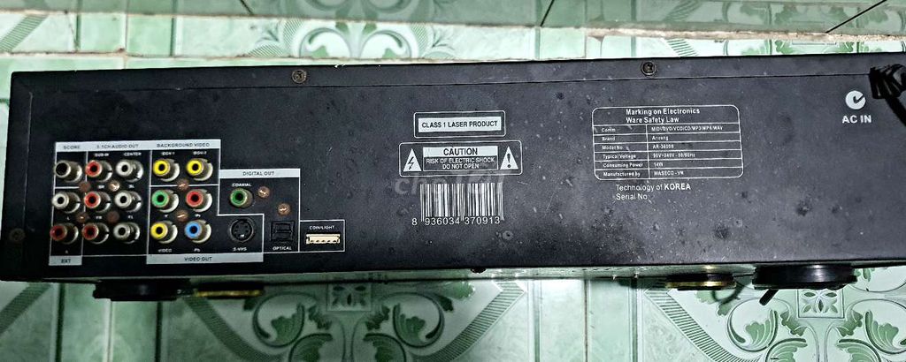 Máy karaoke AR - 3600s còn dùng tốt. Mua bán Tivi, Âm thanh tại Quận 6 Tp Hồ Chí Minh được đăng bởi Nguyễn Lưu Viên hình 3