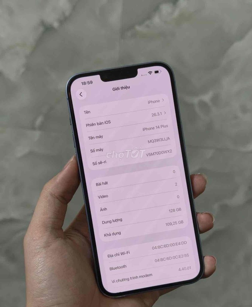 14 Plus lock 128GB Xanh giao lưu. Mua bán Điện thoại tại Huyện Đông Anh Hà Nội được đăng bởi huy hình 1