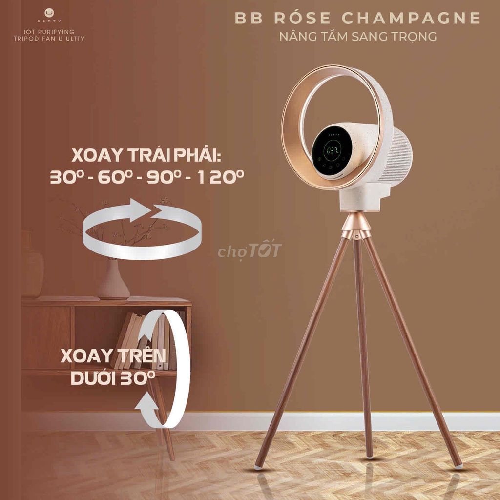 Quạt lọc không khí Ultty BB Rose Champagne. Mua bán Nội thất, đồ gia dụng khác tại Quận Ba Đình Hà Nội được đăng bởi Han Nguyen hình 1