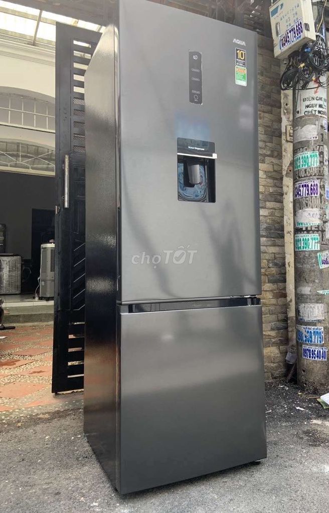 2023 Tủ lạnh Aqua Inverter 320 lít AQR-B399MA(WHB)