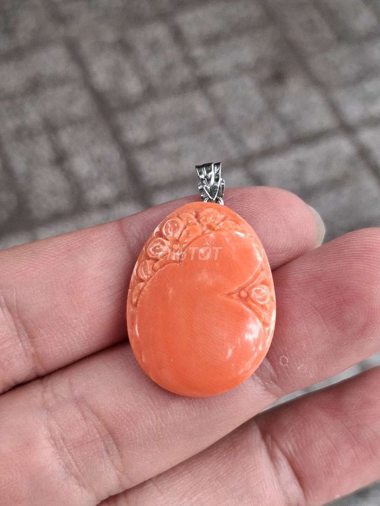 Mặt dây chuyền Sanhô Cam. Mua bán Phụ kiện thời trang khác tại Thành phố Long Xuyên An Giang được đăng bởi THẢO LX hình 1