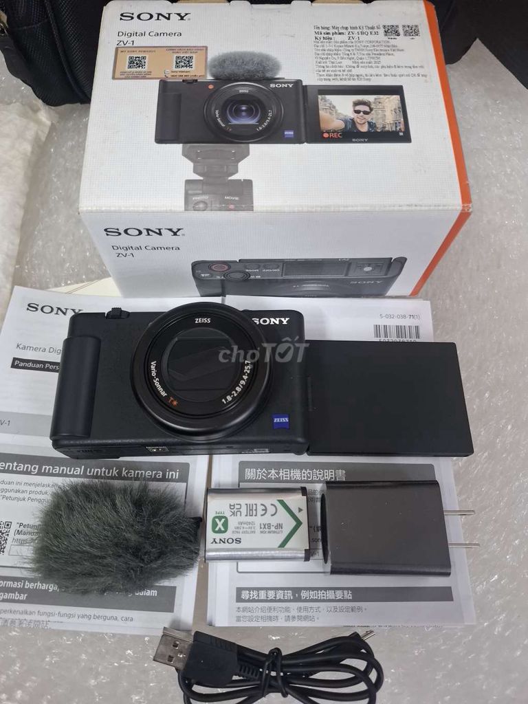 Máy ảnh Sony ZV-1 Đen Như mới. Mua bán Máy ảnh, Máy quay tại Quận 1 Tp Hồ Chí Minh được đăng bởi PG hình 1
