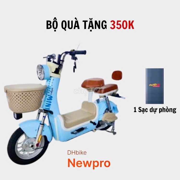 XE ĐIỆN DHBIKE NEWPRO 2024 XANH DƯƠNG