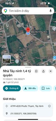 Bán Nhà MT gần nhà Máy Gạch Phước Thạnh . Tây Ninh