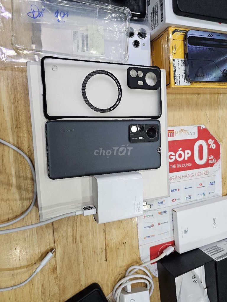 XIAOMI 12S PRO 5G 8/128 ZIN ĐẸP SẠC 120W Q.TẾ CHẤT