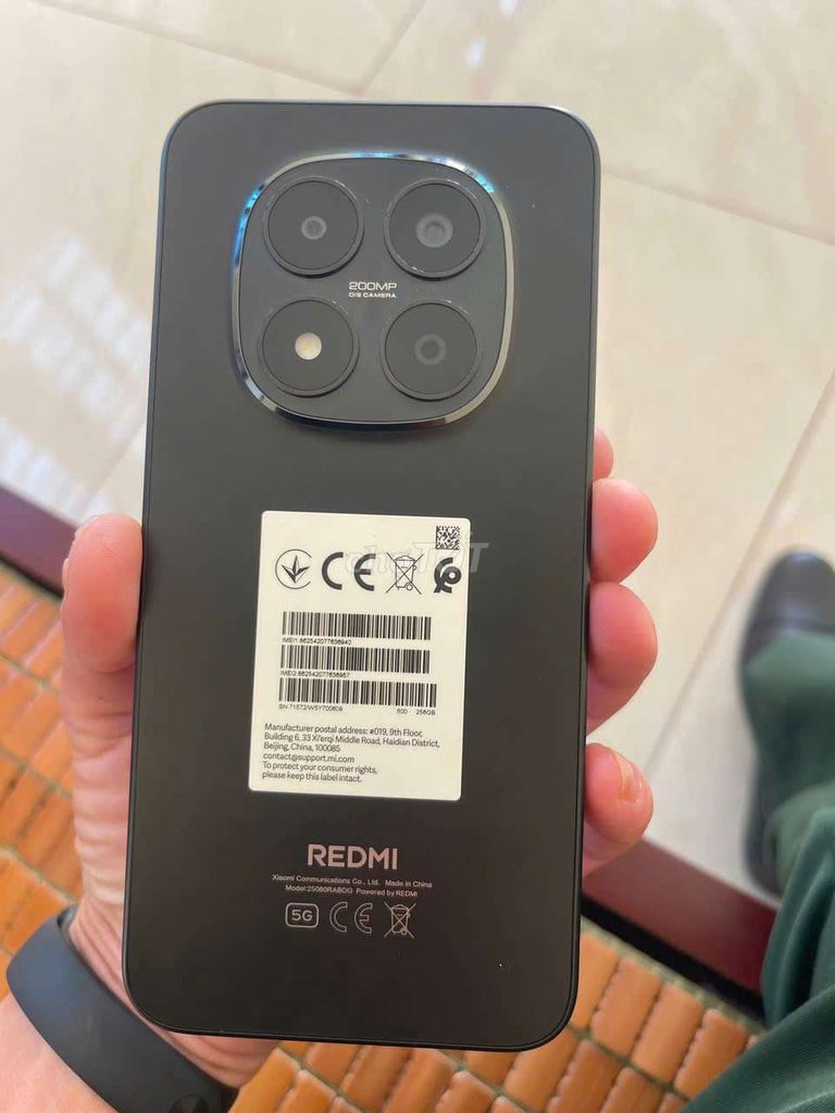 Xiaomi Redmi Note 15 Pro 5G 256GB Đen. Mua bán Điện thoại tại Huyện Lục Ngạn Bắc Giang được đăng bởi Đức Minh Hoàng hình 1